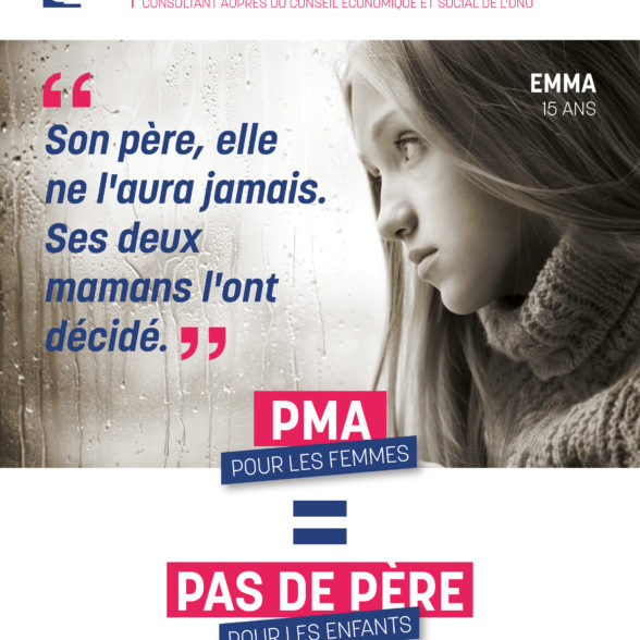 PMA pour les femmes = pas de père pour les enfants