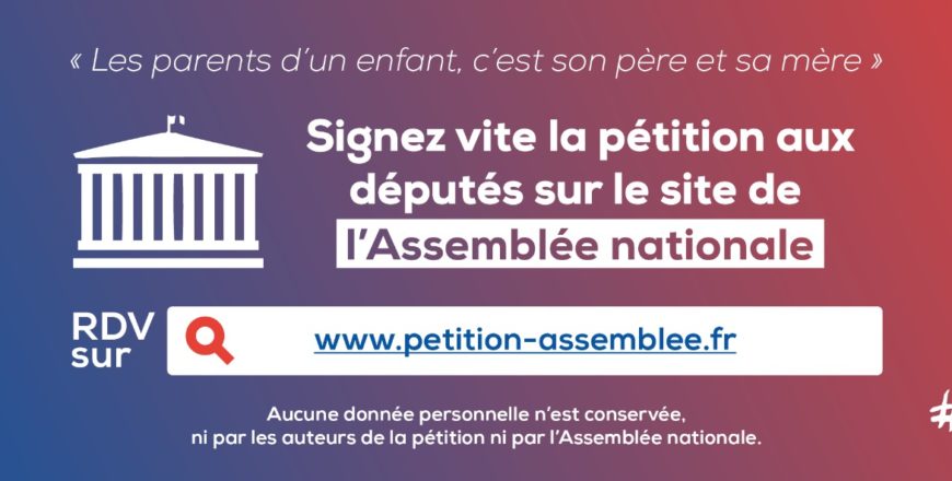 Signez une proposition de loi pour définir les parents d’un enfant