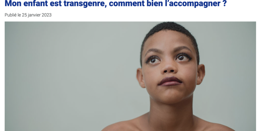 Article sur les enfants trans : Juristes pour l’enfance met en demeure la CAF