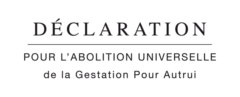 Déclaration de Casablanca pour l'abolition universelle de la gestation pour autrui