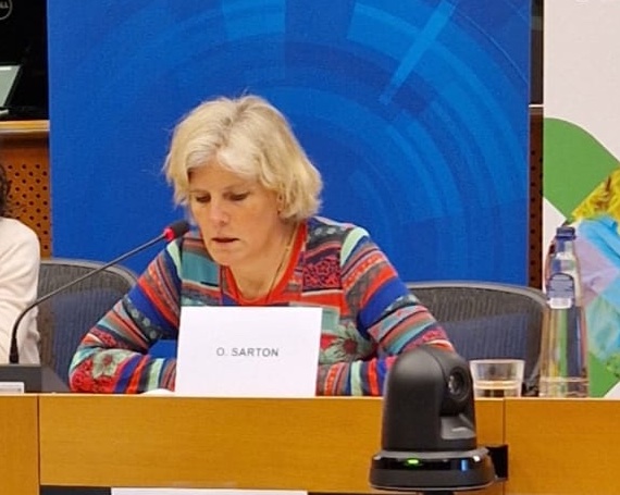 O. Sarton au Parlement européen : plus d’ambition et moins de résignation / trafics d’enfants
