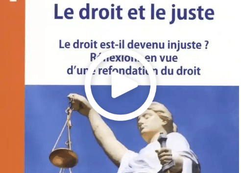 Colloque Le droit et le juste